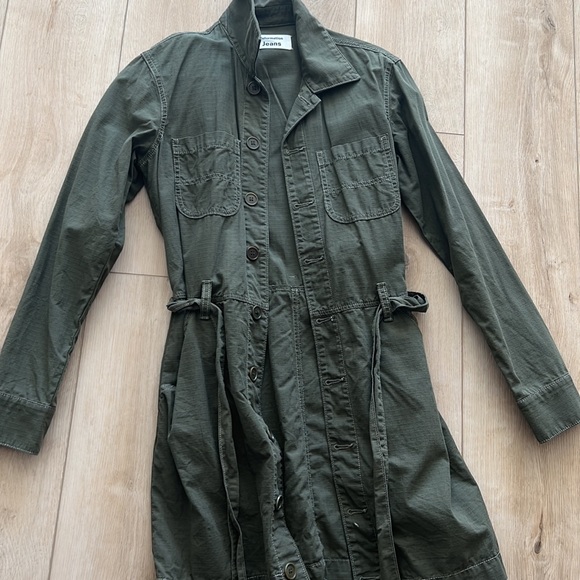 Reformation Lydia Mini Green Dress Size 2 - Picture 5 of 9